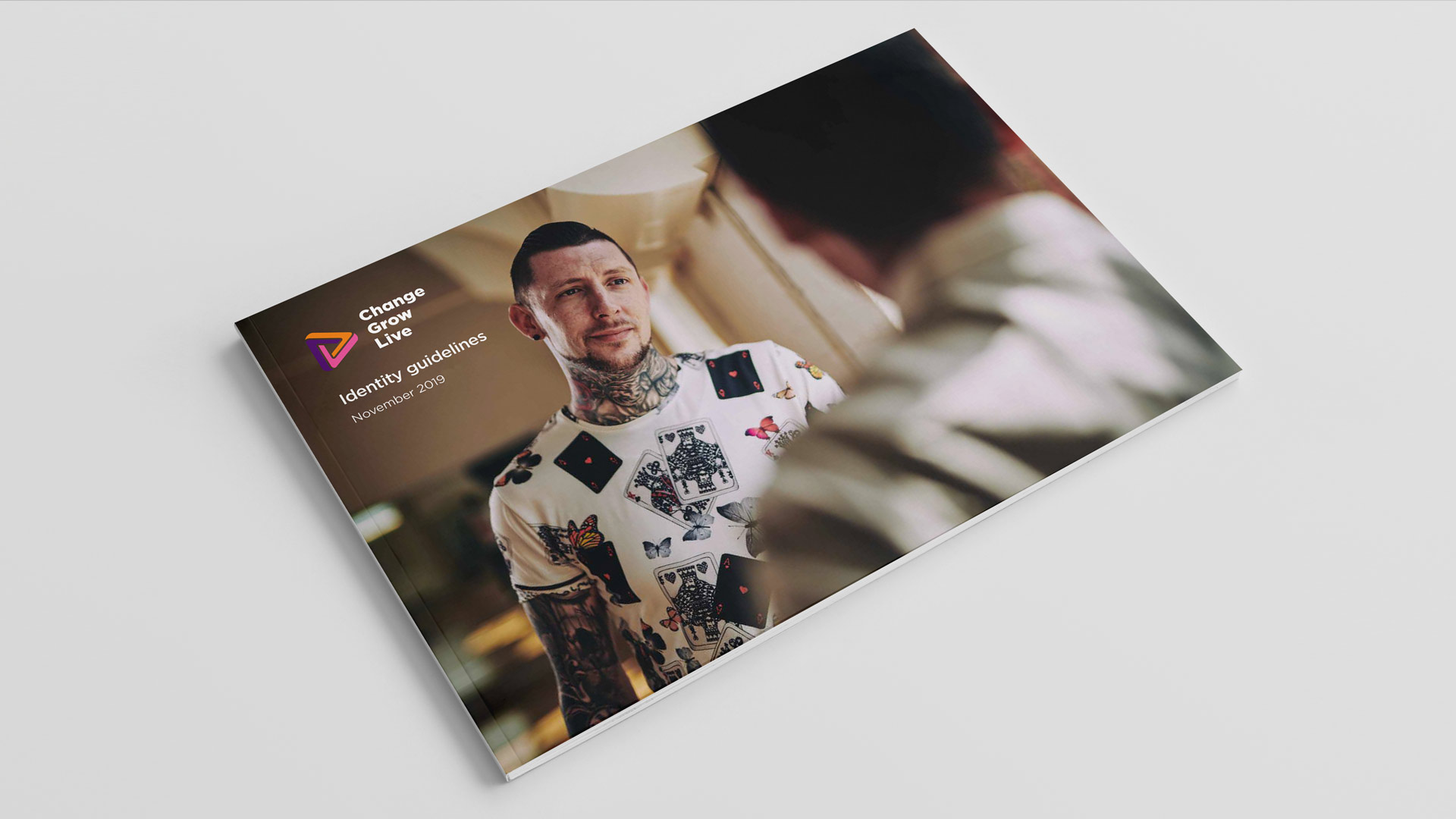 Front cover of the brand guidelines