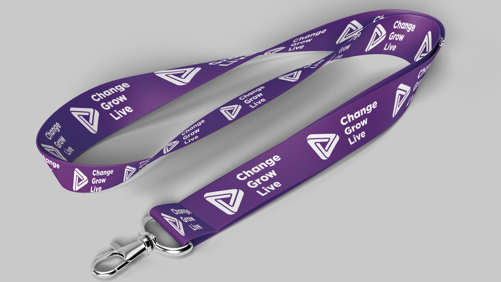 Image of a lanyard branded